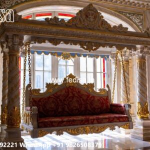Indoor Wooden Swing Design for Sophisticated Home Style No-8174
