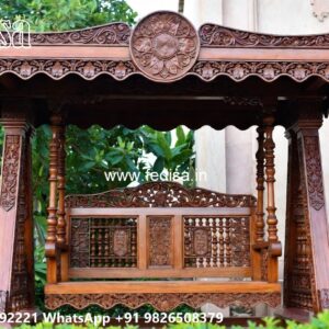 Wooden Swing Design for Comfortable Indoor Seating No-8179