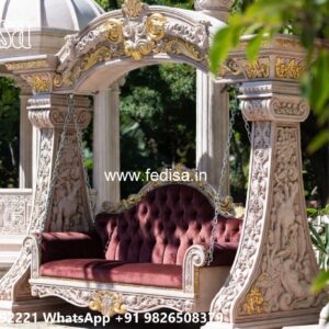 Royal Wooden Swing Design for Palace Style Interiors No-8180