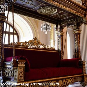 Wooden Swing Design for Luxury Apartment Interiors No-8182