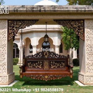 Wooden Swing Design with Beautiful Decorative Finish No-8187