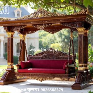 Wooden Swing Design for Artistic Home Interior Beauty No-8198