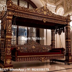 Wooden Swing Design with Luxury Teak Wood Finish No-8199