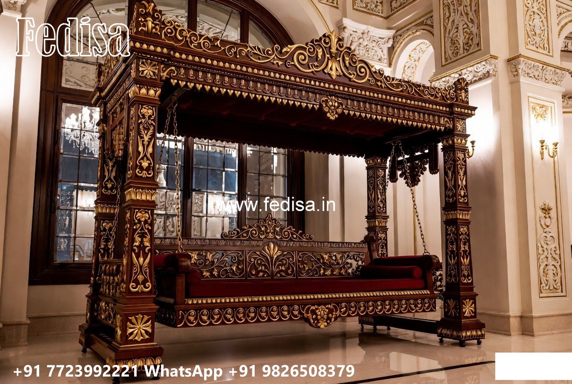 Wooden Swing Design with Luxury Teak Wood Finish No-8199