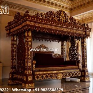 Luxury Swing Design with Decorative Floral Carvings No-8222