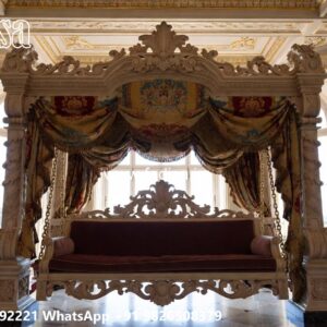 Luxury Swing Design with Rich Teak Wood Texture No-8226
