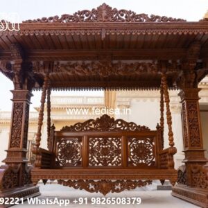 Luxury Swing Design with Rich Wooden Texture Finish No-8288