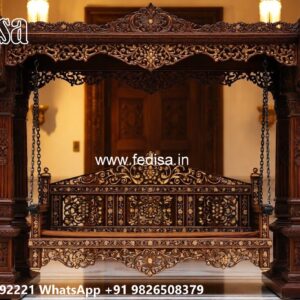 Wooden Classic Swing Design with Elegant Cushion Seating No-8316