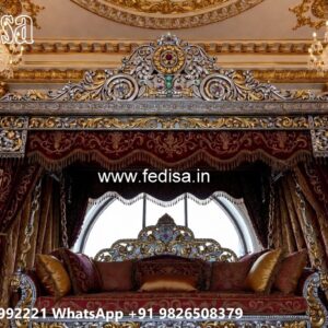 Handcrafted Royal Swing Design with Floral Carving Details No-8410