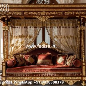 Traditional Royal Swing Design for Indian Home Interiors No-8425