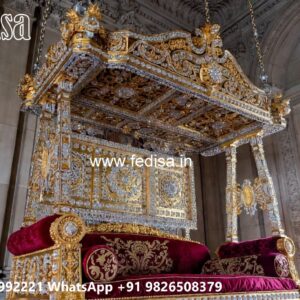 Premium Wood Carving Swing Design for Heritage Homes No-8456