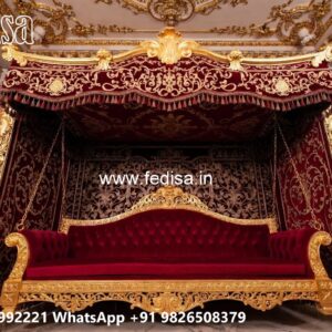 Designer Wood Carving Swing Design for Luxury Villas No-8461