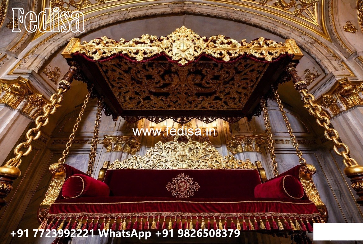 Vintage Wood Carving Swing Design with Traditional Beauty No-8462
