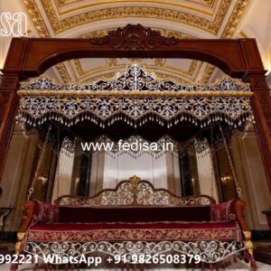 Royal Wood Carving Swing Design for Luxury Interior Styling No-8480