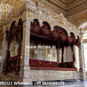 Wood Carving Swing Design with Artistic Floral Motifs No-8486