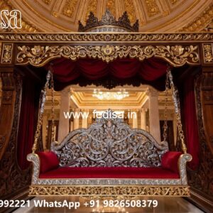 Traditional Wood Carving Swing Design for Heritage Decor No-8487