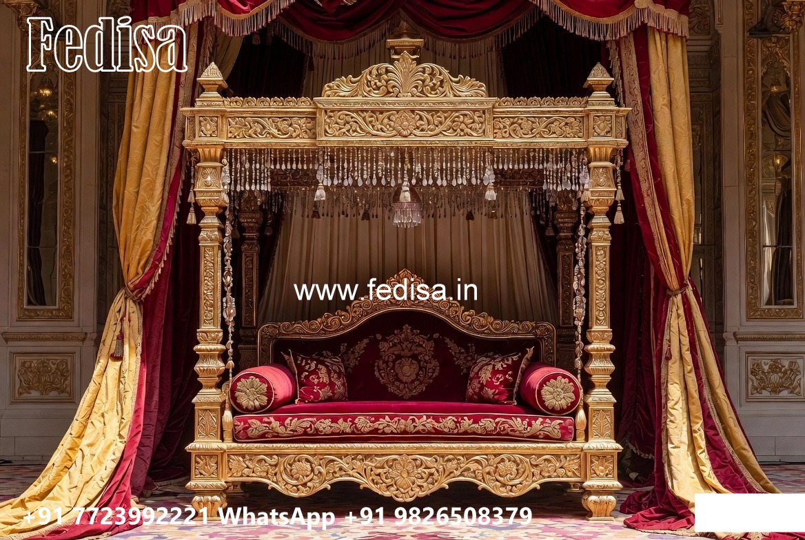 Handcrafted Wood Carving Swing Design with Palace Elegance No-8497