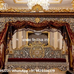 Indoor Wood Carving Swing Design for Comfortable Seating No-8504