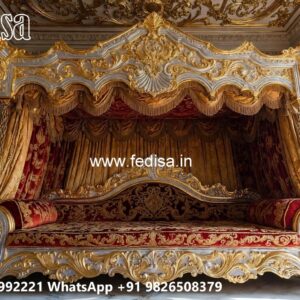 Luxury Wood Carving Swing Design with Elegant Backrest No-8507