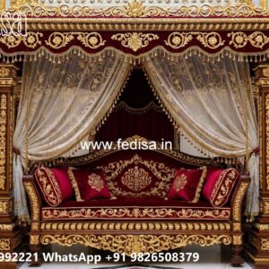 Stylish Wood Carving Swing Design for Modern Interiors No-8509