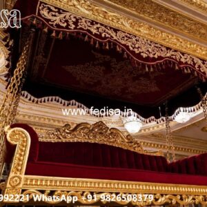 Premium Wood Carving Swing Design with Decorative Carvings No-8512