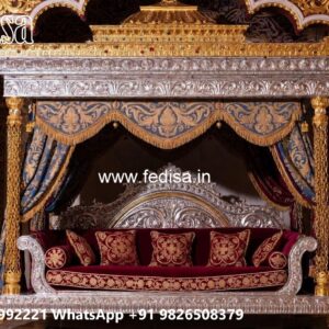 Beautiful Wood Carving Swing Design with Antique Charm No-8514