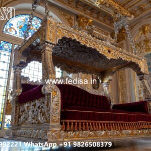 Wood Carving Swing Design with Traditional Wooden Beauty No-8515