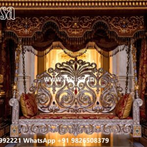 Indoor Wood Carving Swing Design for Elegant Sitting Areas No-8516