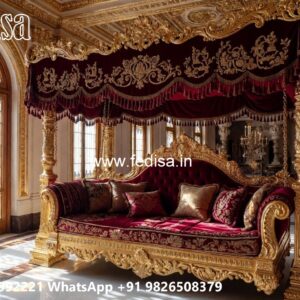 Stylish Wood Carving Swing Design for Heritage Homes No-8519