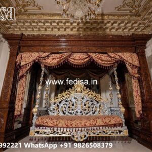 Traditional Wood Carving Swing Design with Elegant Finish No-8521