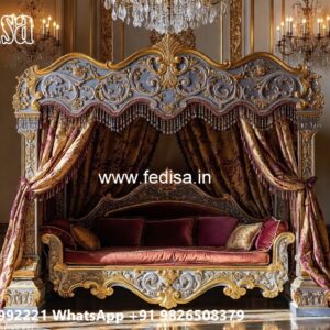 Luxury Wood Carving Swing Design for Stylish Living Spaces No-8524