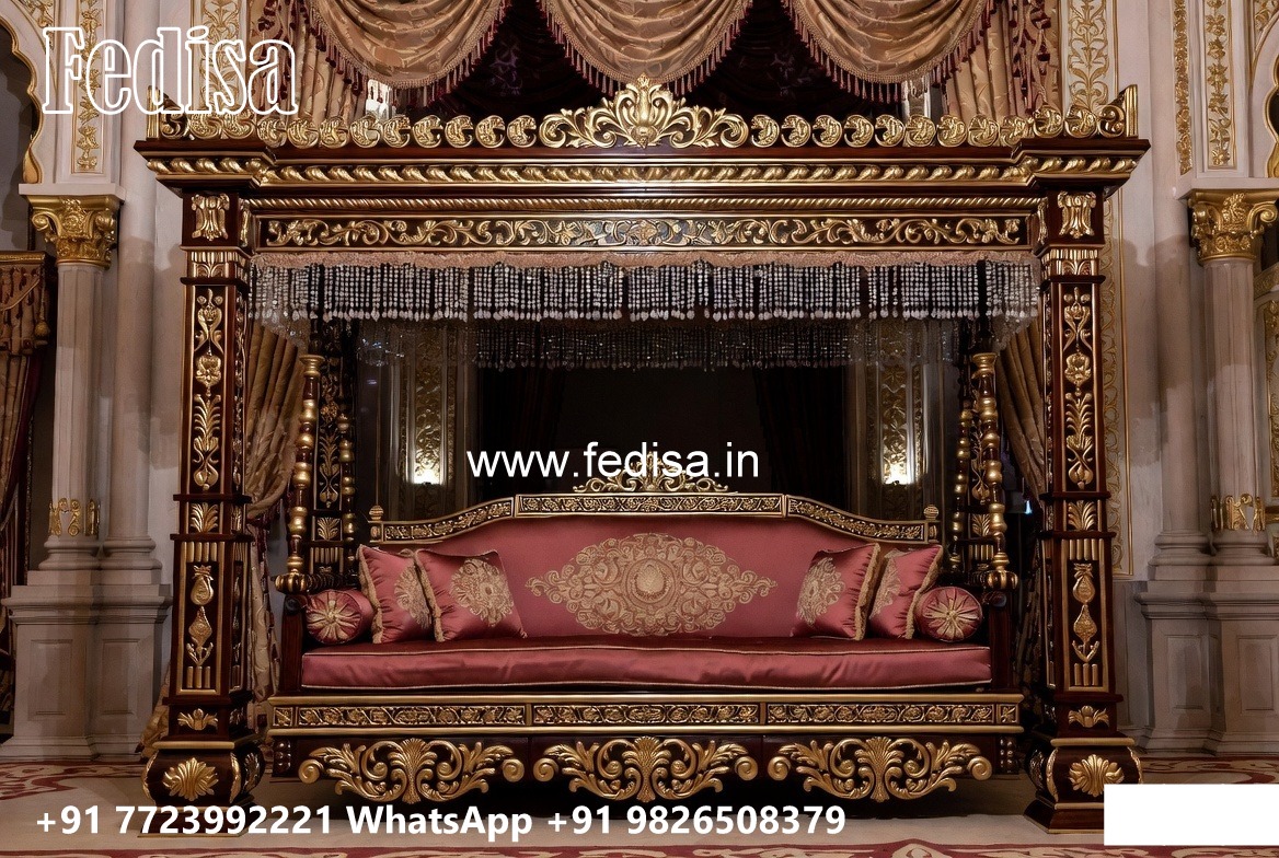Royal Wood Carving Swing Design with Decorative Detailing No-8527