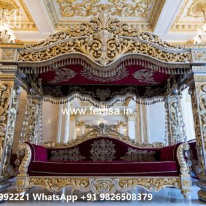 Beautiful Wood Carving Swing Design for Indoor Hall Areas No-8528