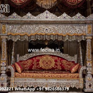 Artistic Wood Carving Swing Design with Antique Appeal No-8532