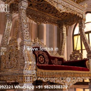 Luxury Wood Carving Swing Design for Spacious Family Rooms No-8533