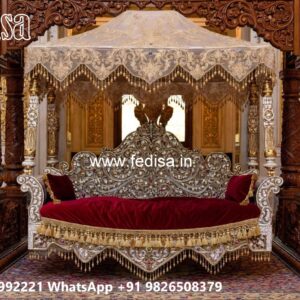 Luxury Wood Carving Swing Design with Rich Craftsmanship No-8541
