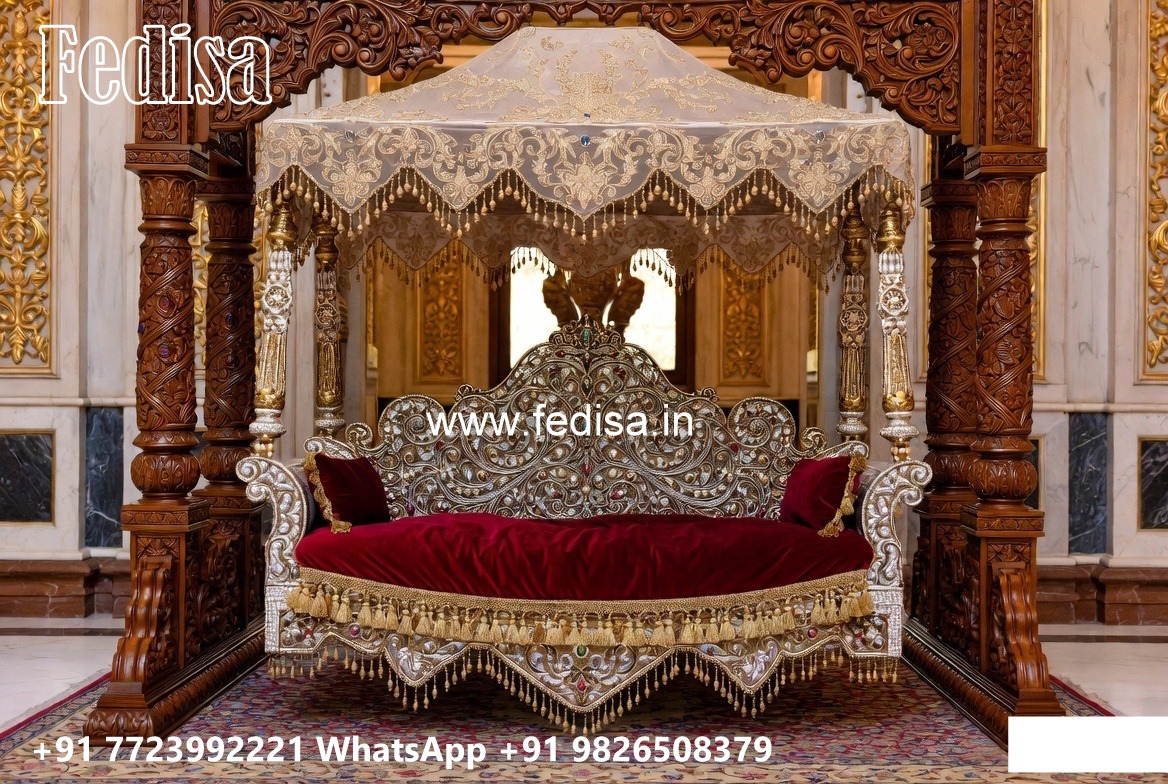 Luxury Wood Carving Swing Design with Rich Craftsmanship No-8541