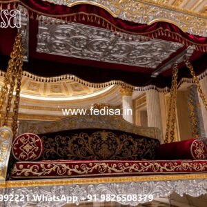 Decorative Wood Carving Swing Design with Stylish Beauty No-8548