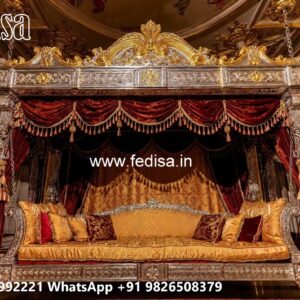 Luxury Wood Carving Swing Design for Sophisticated Home Interiors No-8550