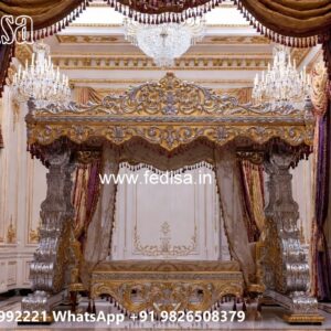 Handmade Wooden Swing Design with Royal Carving Style No-8554