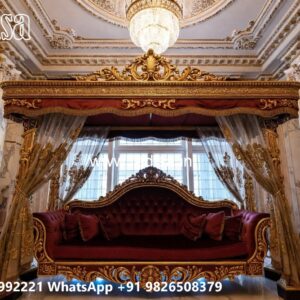 Classic Wooden Swing Design for Luxury Villa Interiors No-8556