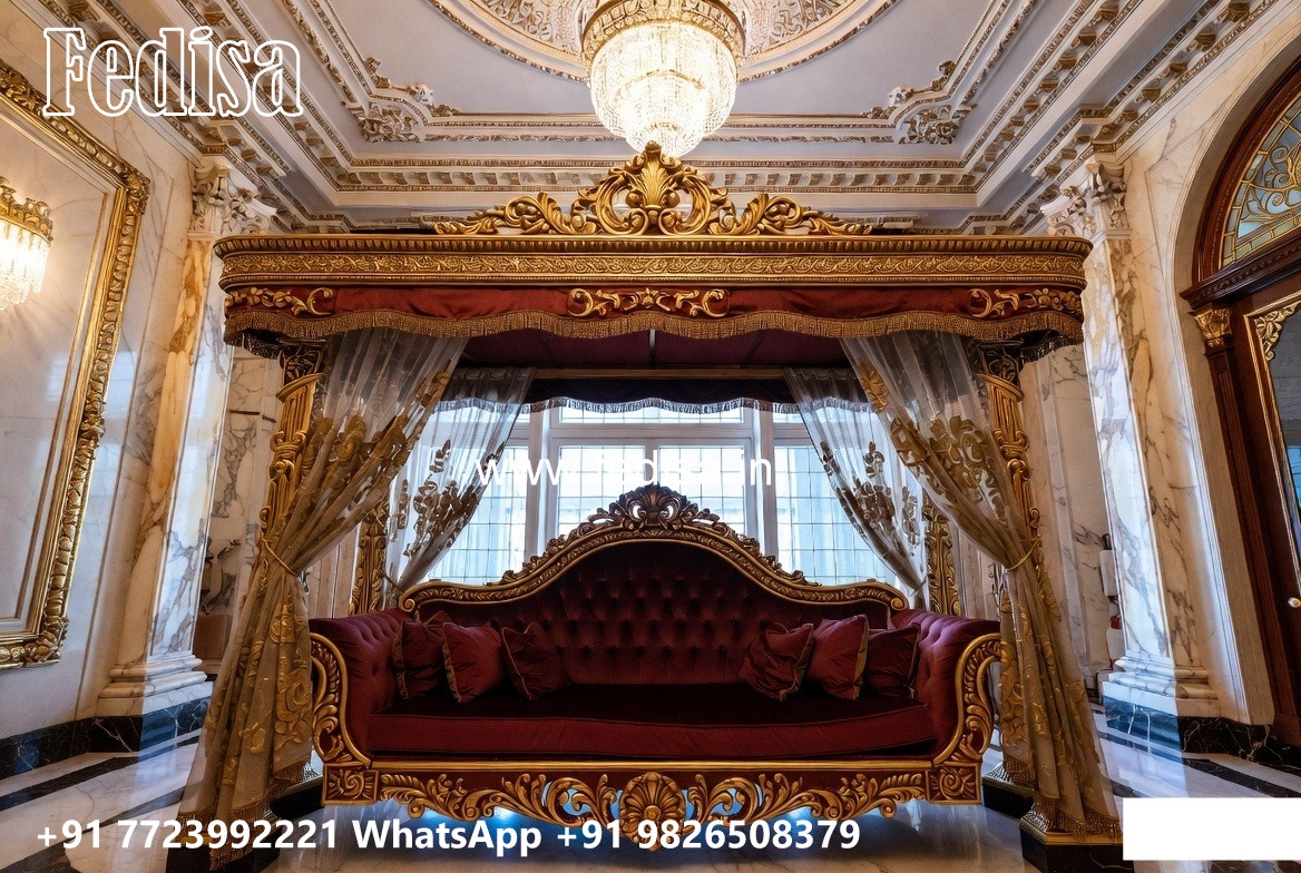 Classic Wooden Swing Design for Luxury Villa Interiors No-8556