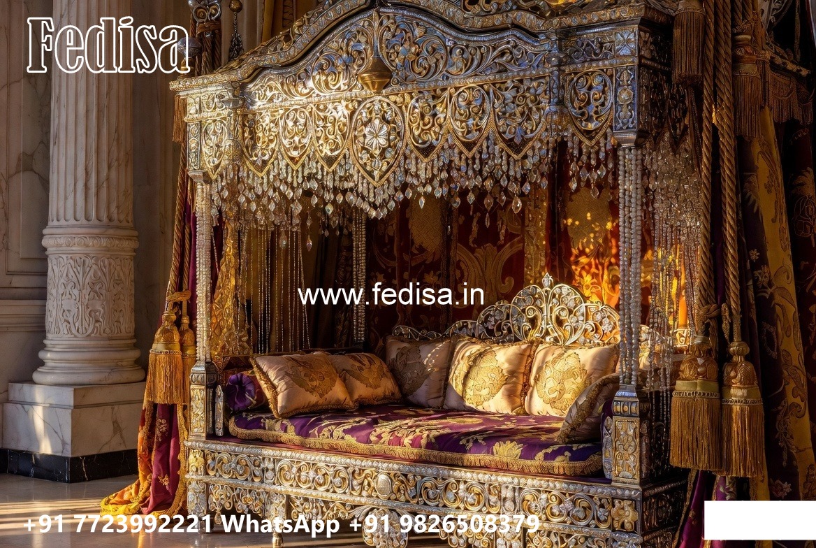 Royal Wooden Swing Design with Cushion Seating Style No-8565