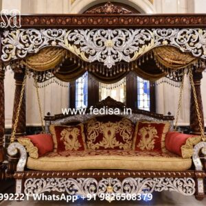 Luxury Teak Wood Swing Design for Elegant Homes No-8567