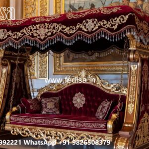 Luxury Wooden Jhula Design for Hall Interior Styling No-8583