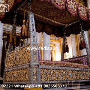 Wooden Swing Design with Comfortable Cushion Seating No-8606