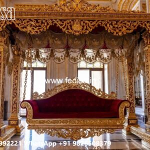 Wooden Swing Design for Beautiful Balcony Seating No-8610