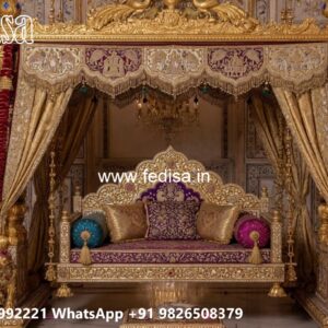 Wooden Swing Design for Traditional Indian Interior Decor No-8619