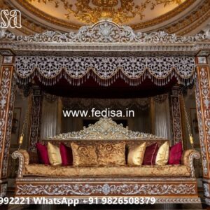 Wooden Swing Design with Traditional Handcrafted Beauty No-8628