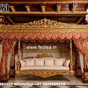 Royal Wooden Swing Design for Palace Style Interiors No-8630